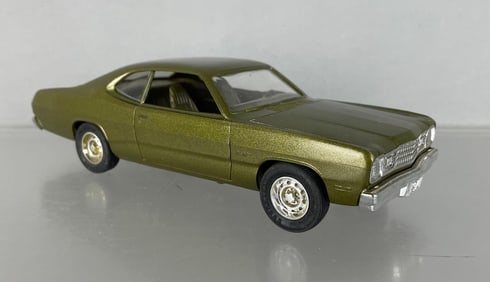 1974 Plymouth Duster Avocado Green Dealership Promo Car