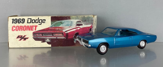 1969 Dodge Charger Metallic Blue Dealership Promo Car