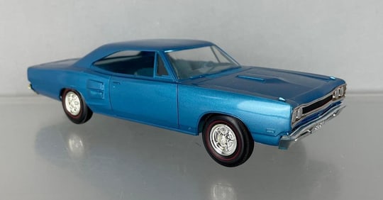 1969 Dodge Coronet R/T Metallic Blue Dealership Promo Car
