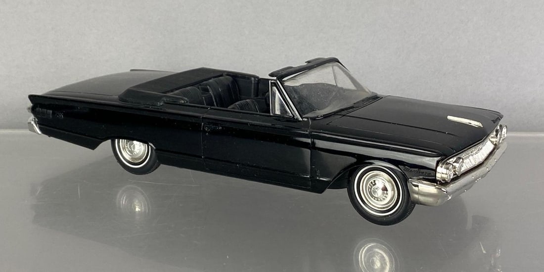 1963 Mercury S55 Convertible Black Dealership Promo Car: Coaster, matching interior