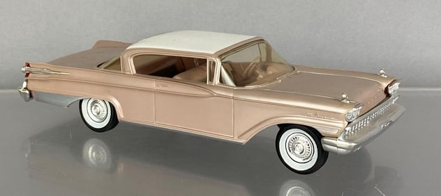 1959 AMT Mercury Park Lane Silver Beige Friction Dealership Promo  Car