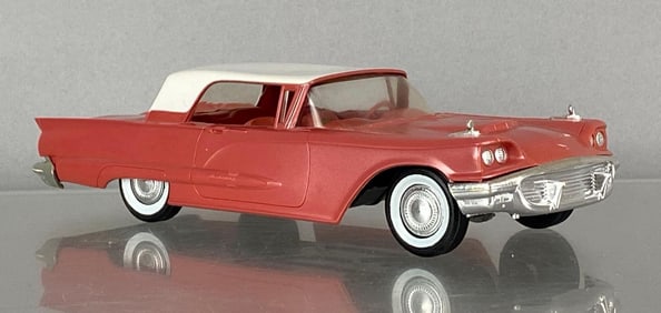 1959 AMT Ford Thunderbird Mauve Friction Dealership Promo Car