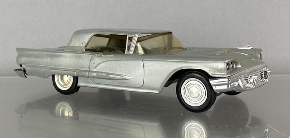 1959 Ford Thunderbird Silver Friction Dealership Promo Car