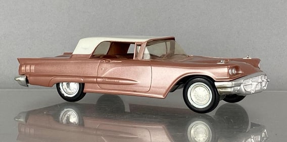 1960 Ford Thunderbird Rose White Friction Dealership Promo Car