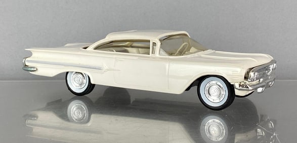 1960 SMT Chevy Impala White Friction Dealership Promo Car