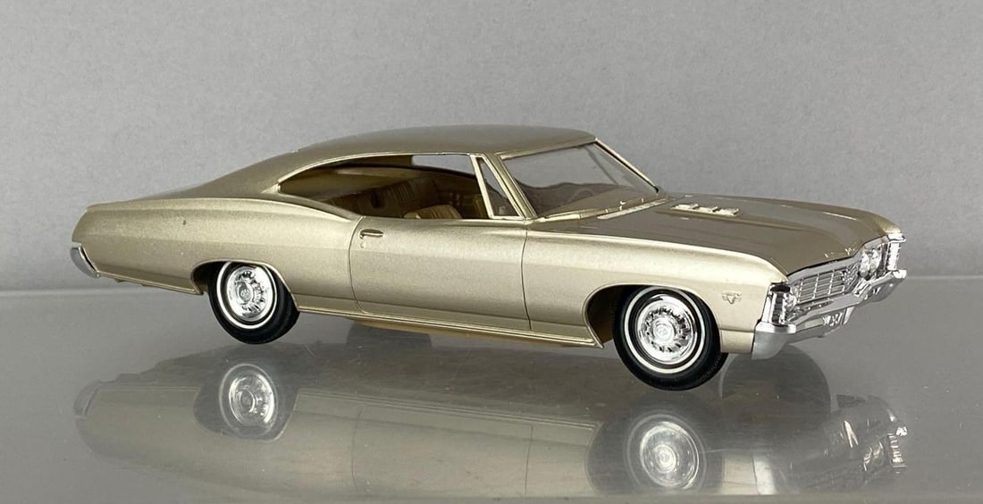 1967 Chevy Impala SS Gold Dealership Promo Car: Coaster, matching interior