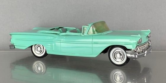 1958 Chevy Impala Convertible Aqua Dealership Promo Car