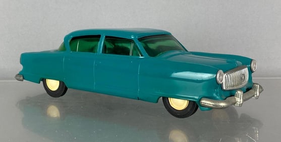 1953 Tri-Miniatures Nash Carable Turquoise Friction  Dealership Promo Car