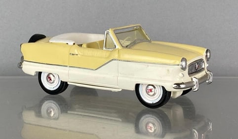 1951 Hubley Nash Metropolitan Yellow White Dealership Promo Car