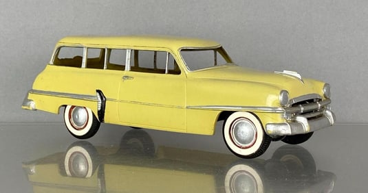 1954 Plymouth Woody Yellow Friction Dealership Promo Car