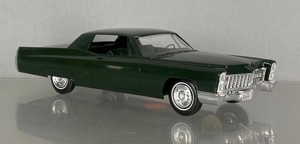 1967 Jo-Han Cadillac DeVille Dark Green Dealership Promo Car