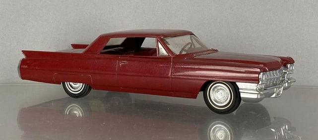 1964 Jo-Han Cadillac DeVille Maroon Friction Dealership Promo Car