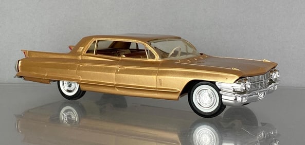1962 Jo-Han Cadillac DeVille Gold Friction Dealership Promo Car