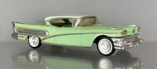 1958 Buick Roadmaster Green Fricition Dealership Promo Car