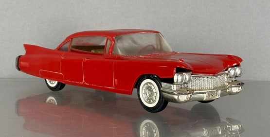 1960 Cadillac Fleetwood Red Friction Dealership Promo Car