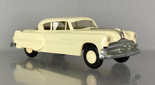 1953 Pontiac Chieftain White Wind-Up Dealership Promo Car