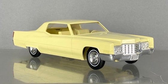 1969 Cadillac DeVille Yellow Dealership Promo Car