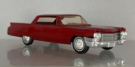 1963 Jo-Han Cadillac Coupe DeVille Red Friction Dealership Promo Car