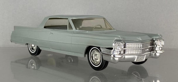 1963 Jo-Han Cadillac DeVille Nevada Silver Friction Dealership Promo Car