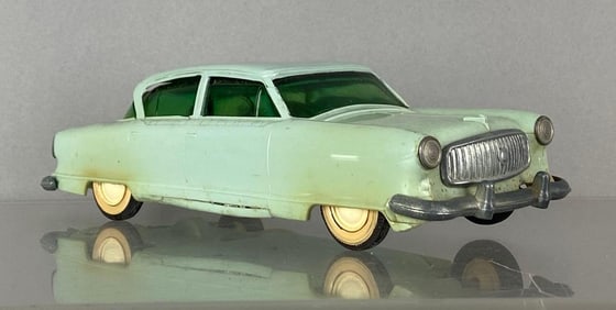 1953 Tru-Miniatures Nash Ambassador Light Blue Friction Dealership Promo Car