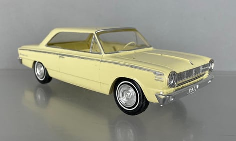 1965 AMC Rambler 2 Door Yellow Dealership Promo Car