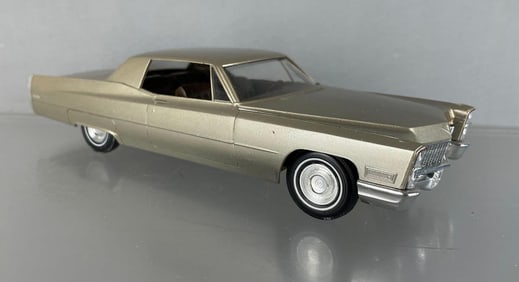1968 Cadillac De Ville Gold Friction Dealership Promo Car