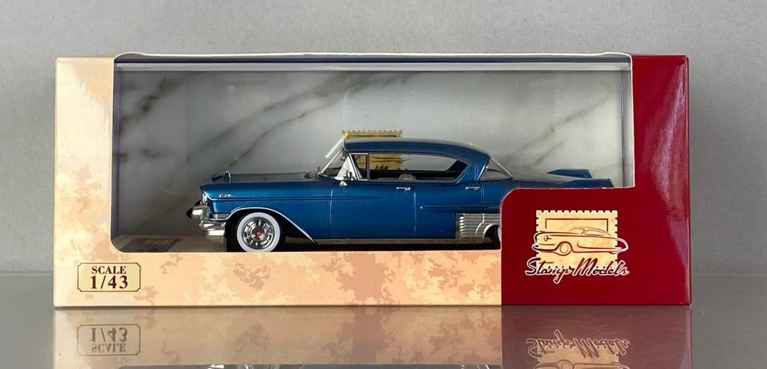 Stamp Models LE 1951 Fleetwood 60 Special Bahama Blue Metallic: Limited Edition No. 73 of 199, 1/43 scale, die-cast, like new in packing