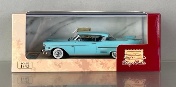 Stamp Models LE 1958 Coupe DeVille Turquoise