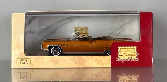 Stamp Models LE 1970 Buick Electra 225 Convertible Gold Metallic