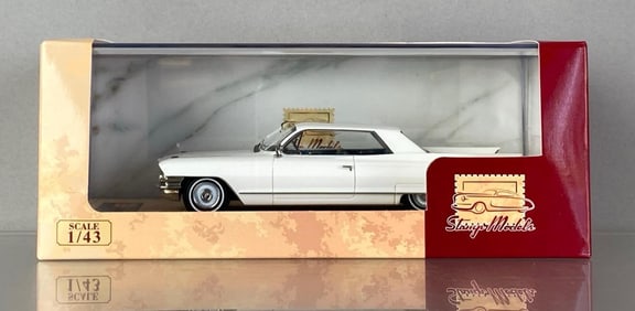 Stamp Models 1962 Coupe DeVille Olympic White