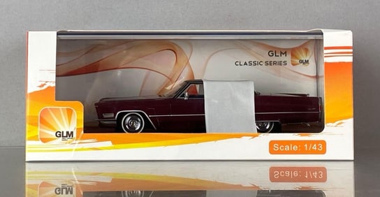 GLN LE 1968 Cadillac Coupe DeVille Madeira Plum Firemist Poly