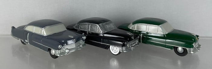 Group of 3 1950s Cadillac Dealership Promo Car Banks