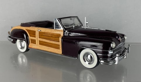 Danbury Mint 1948 Chrysler Town and Country Convertible Die-Cast Car