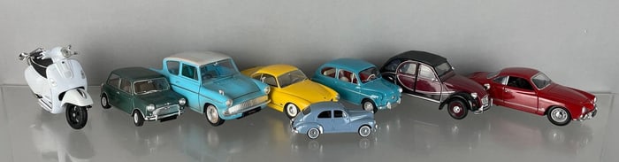 Group of Die-Cast Cars