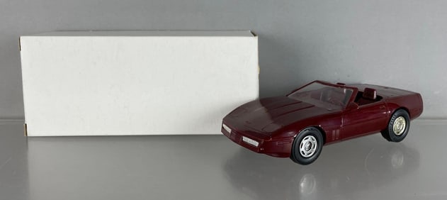 1988 Chevy Corvette Roadster Dark Red Dealership Promo Car