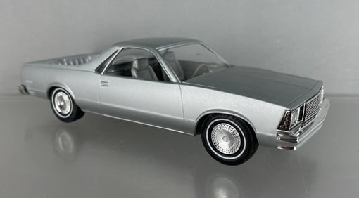 1981 Chevy El Camino Silver Dealership Promo Car