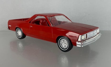 1980 Chevy El Camino Cinnabar Red Dealership Promo Car