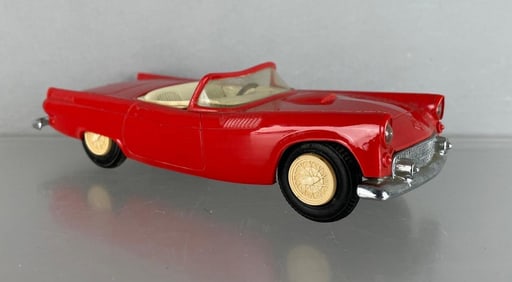 1955 Ford Thunderbird Convertible Torch Red Dealership Promo Car