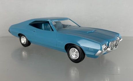 1972 Ford Gran Torino Grabber Blue Dealership Promo Car