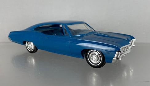 1967 Chevy Impala SS Blue Dealership Promo Car