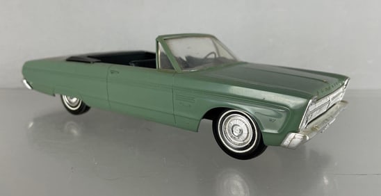 1965 Plymouth Fury III Convertible Medium Green Dealership Promo Car