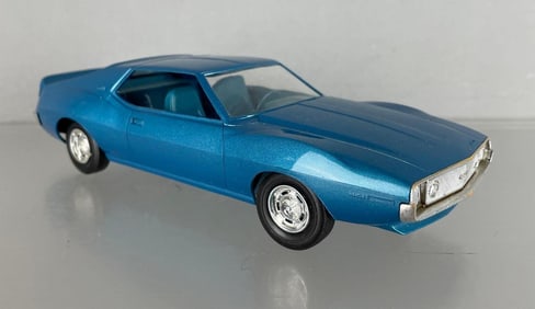 1971 AMC Javelin Electric Blue Metallic Dealership Promo Car
