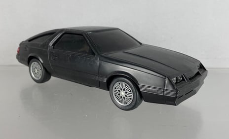 1984 Chrysler Laser 2 Door Fastback Black Dealership Promo Car