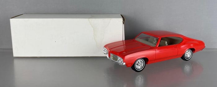 X-El Reissue 1970 Oldsmobile 442 Rallye Red Dealership Promo Car