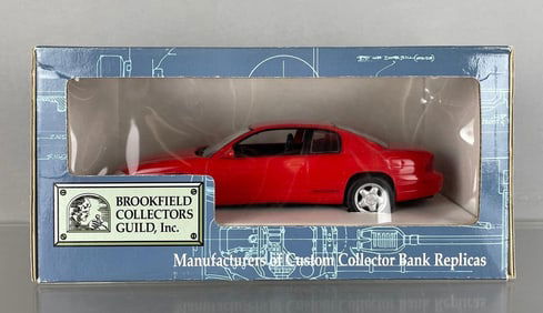 1995 Chevy Monte Carlo Red Die-Cast Bank