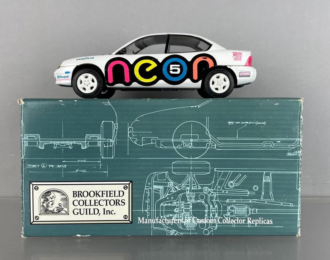 1995 Dodge Neon SCCA Racing Die-Cast Car Bank (1 of 2)