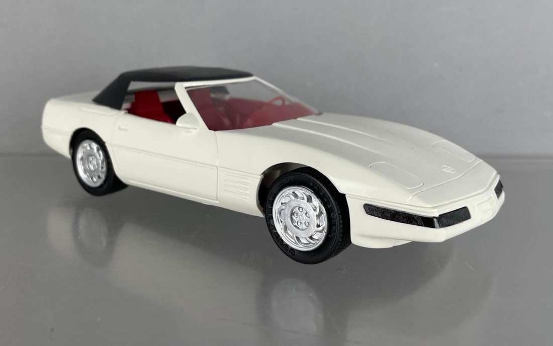 1992 Chevy Corvette Convertible Dealership Promo Car: Arctic white, black top red interior, 1 millionth vette