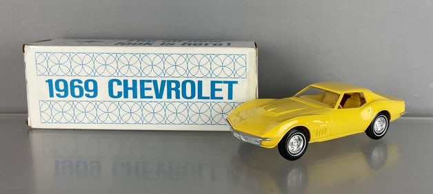 1969 Chevy Corvette Coupe Daytona Yellow 1992 Dodge Viper RT/10 Convertible Red Dealership Promo Car
