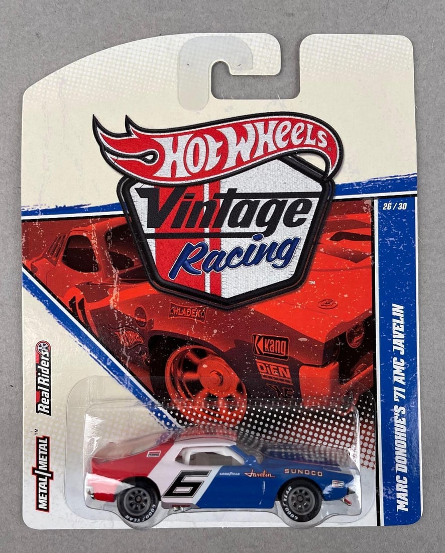 Hot Wheels Vintage Racing Marc Donohue's AMC Javelin: Mattel die-cast original packaging