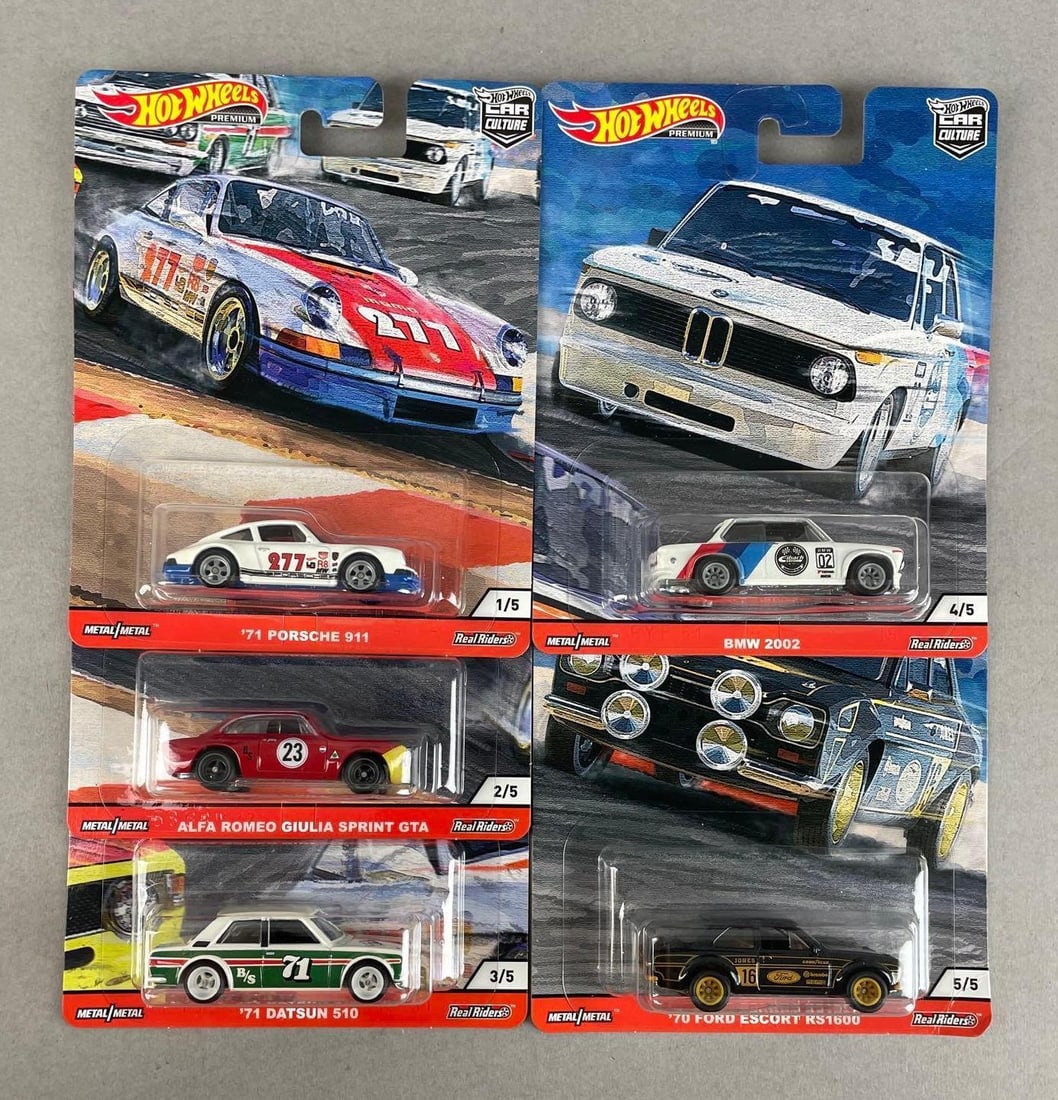 Group of Mattel Hot Wheels Premium Die-Cast Cars (1 of 2)